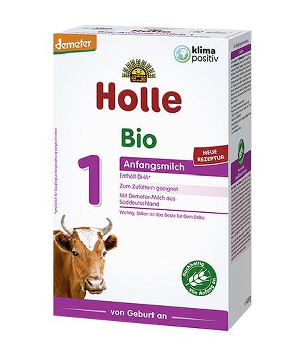 Holle Bio Mleko 1 dla niemowląt od urodzenia, 400 g, cena, opinie, wskazania