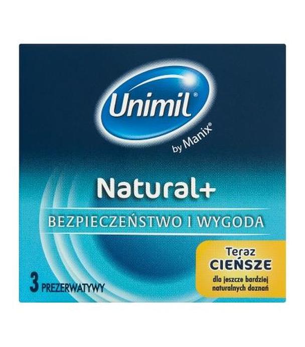 UNIMIL NATURAL Prezerwatywy - 3 szt.