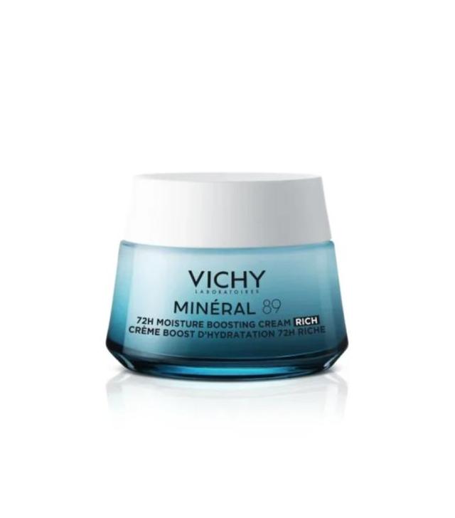 Vichy Mineral 89 Krem nawilżająco-odbudowujący 72H bogaty, 50 ml