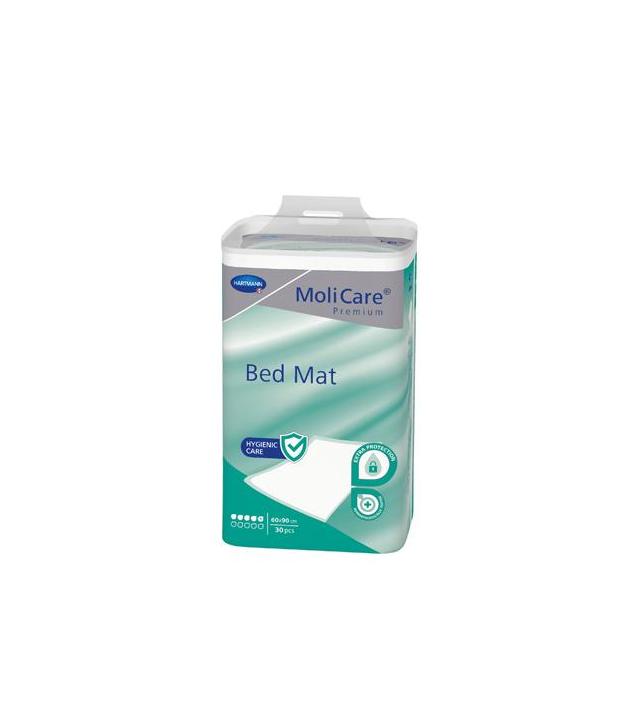 Hartmann MoliCare Premium Bed Mat 5 kropli 60 x 60 cm, podkłady chłonne jednorazowego użytku, 30 szt., 1 op.