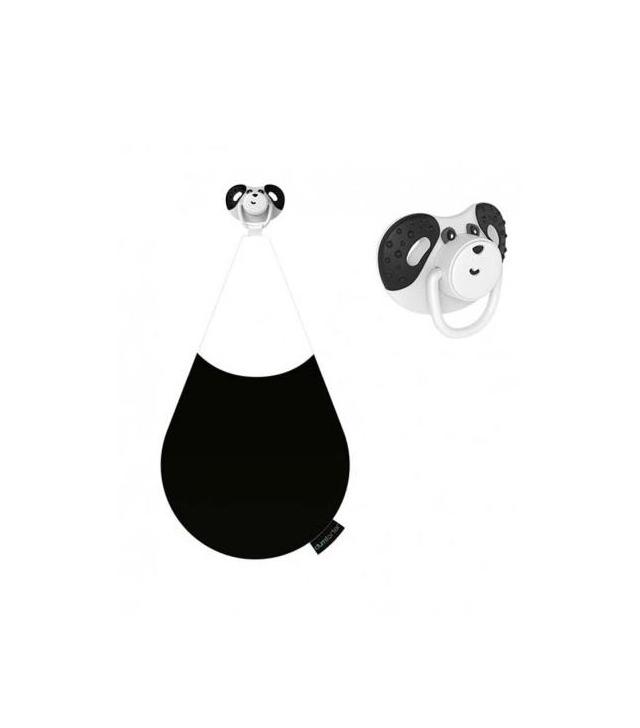 Dumforter 3w1 Smoczek z gryzakiem silikonowym + kocyk przytulanka Panda - 1 szt. - cena, opinie, stosowanie - 1006272 - ostatnie sztuki