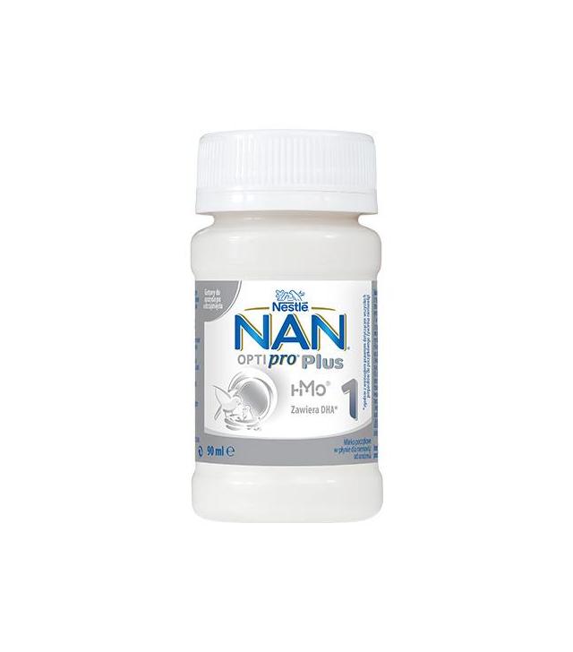 Nestle Nan Optipro Plus 1 HMO Mleko początkowe dla niemowląt od urodzenia - 90 ml - cena, opinie, właściwości