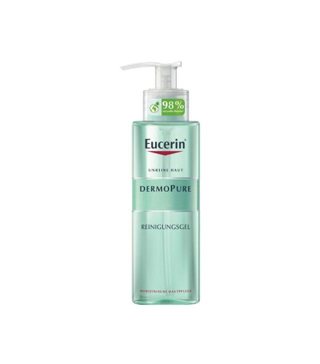 Eucerin Dermopure Żel oczyszczający do twarzy i ciała skóra z niedoskonałościami, 400 ml, cena, opinie, właściwości