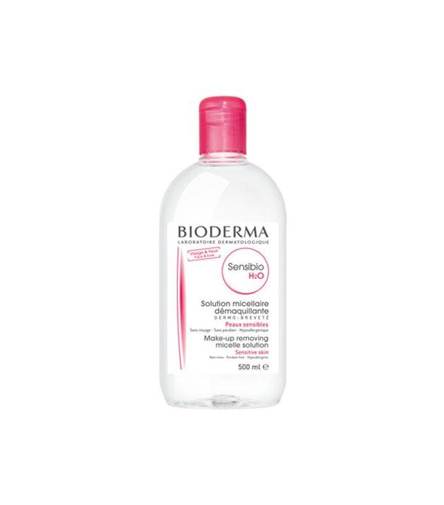 BIODERMA SENSIBIO H2O Płyn micelarny do oczyszczania twarzy i zmywania makijażu, 500 ml
