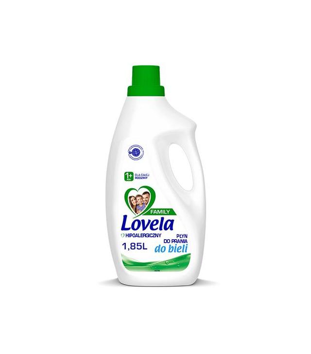 Lovela Family Hipoalergiczny płyn do prania do bieli, 1,85 l, cena, opinie, wskazania