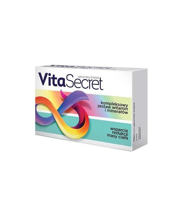 VitaSecret, 30 tabl., cena, opinie, wskazania - ważny do 2023-10-31