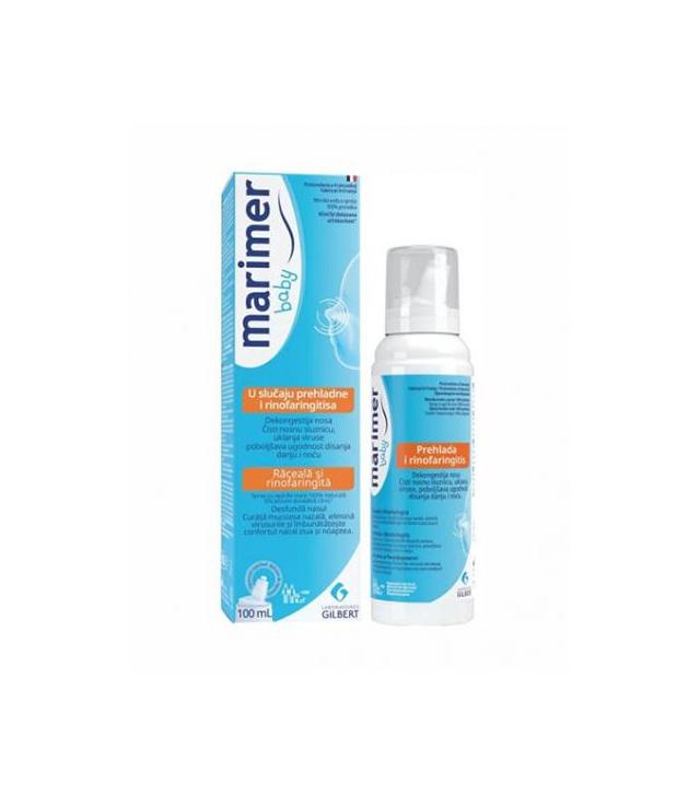 MARIMER BABY Hipertoniczny roztwór wody morskiej, 100 ml