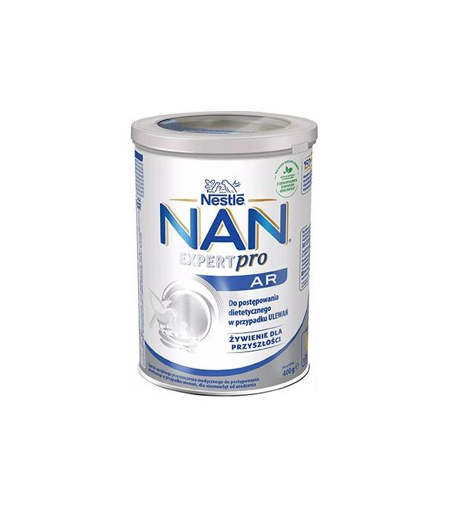 Nestle Nan Expert Pro AR dla niemowląt z tendencją do ulewań od urodzenia, 400 g