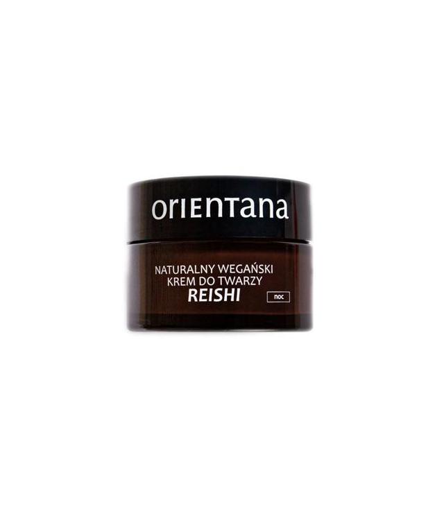 Orientana Naturalny wegański krem do twarzy Reishi na noc - 50 ml - cena, opinie, właściwości