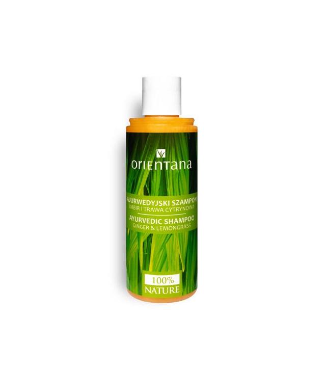 Orientana Ajurwedyjski szampon do włosów imbir i trawa cytrynowa - 210 ml - cena, opinie, właściwości