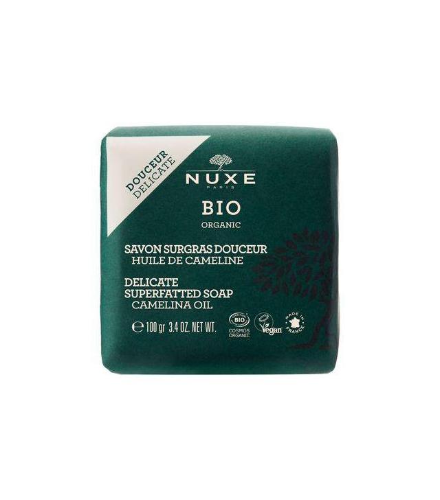 Nuxe BIO Łagodzące ultra-odżywcze mydło do twarzy i ciała, 100 g, cena, opinie, skład