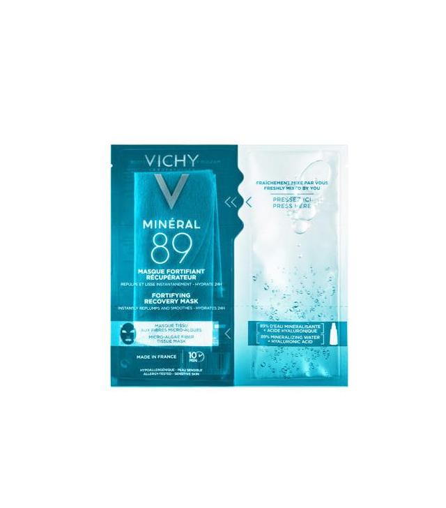 Vichy Mineral 89 Maska wzmacniająco - regenerująca w płachcie - 29 g - cena, opinie, stosowanie