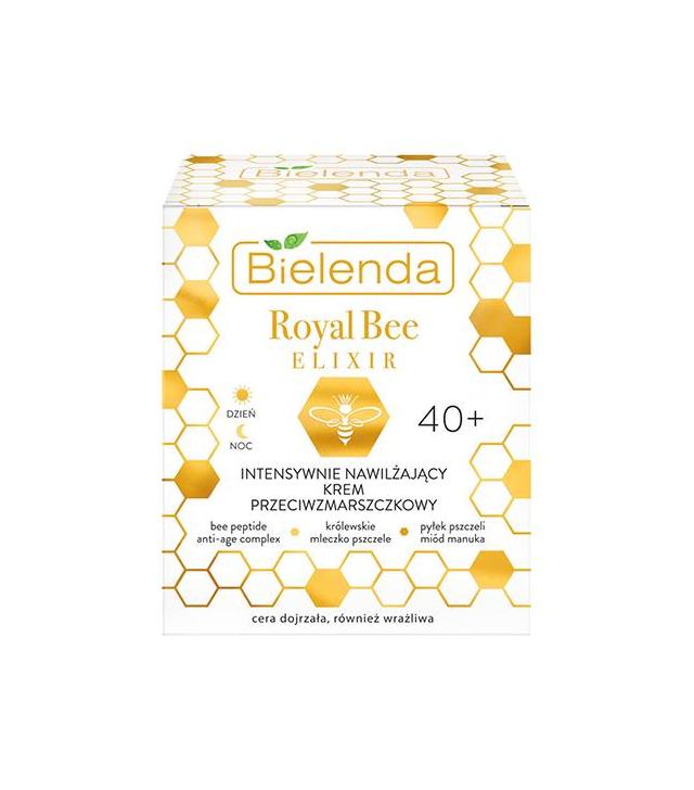 Bielenda Royal Bee Elixir 40+ Intensywnie nawilżający krem przeciwzmarszczkowy - 50 ml - cena, opinie, wskazania
