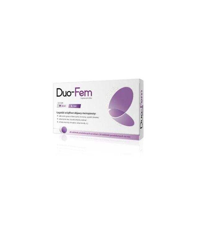 DUO-FeM System Dzień i Noc, na objawy menopauzy, 2 x 28 tabletek
