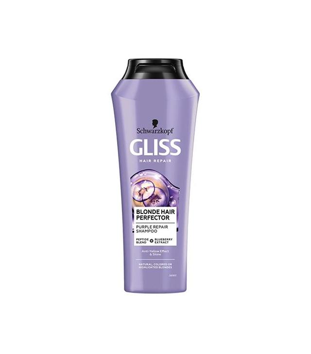 Gliss Blonde Hair Perfector Fioletowy szampon - 250 ml - cena, opinie, właściwości