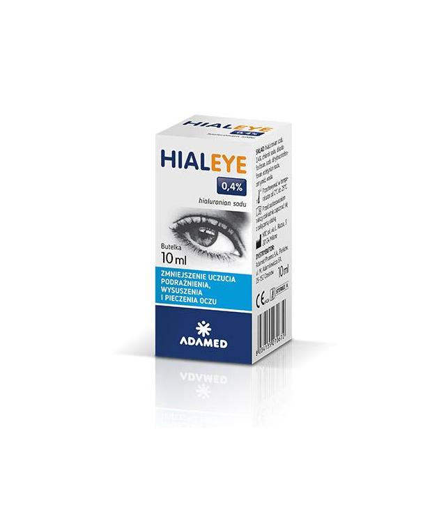 HIALEYE 0,4% Nawilżające krople do oczu - 10 ml