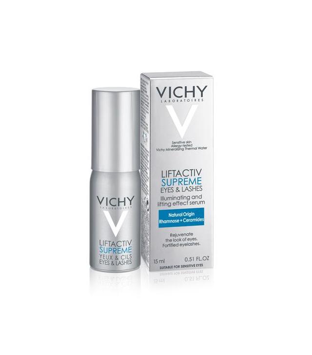 VICHY LIFTACTIV SUPREME SERUM 10 Oczy i Rzęsy Serum przeciwzmarszczkowe i wzmacniające rzęsy - 15 ml - cena, opinie, właściwości
