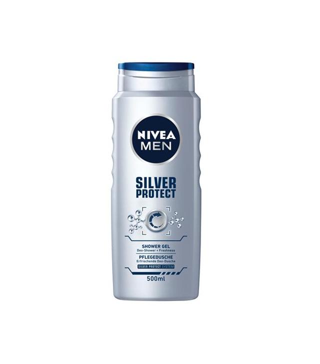 Nivea Men Silver Protect Żel pod prysznic do ciała, twarzy i włosów, 500 ml