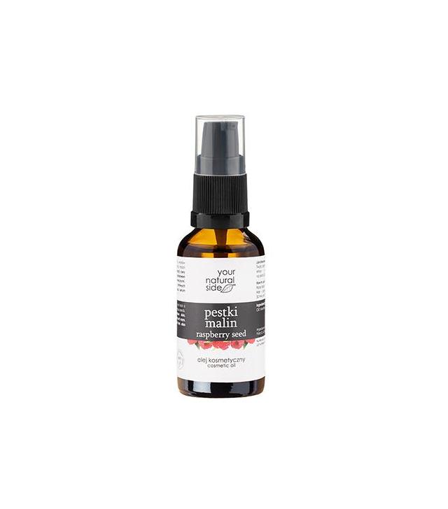 Your Natural Side Pestki malin 100% naturalny olej do twarzy, ciała i włosów, 30 ml
