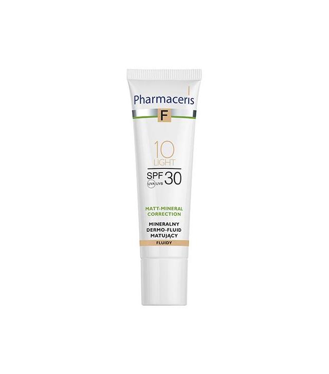 Pharmaceris F Mineralny dermo-fluid matujący Light 10, 30 ml