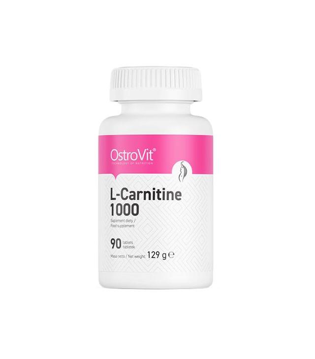 OstroVit L-Carnitine 1000 mg - 90 tabl. - cena, opinie, wskazania