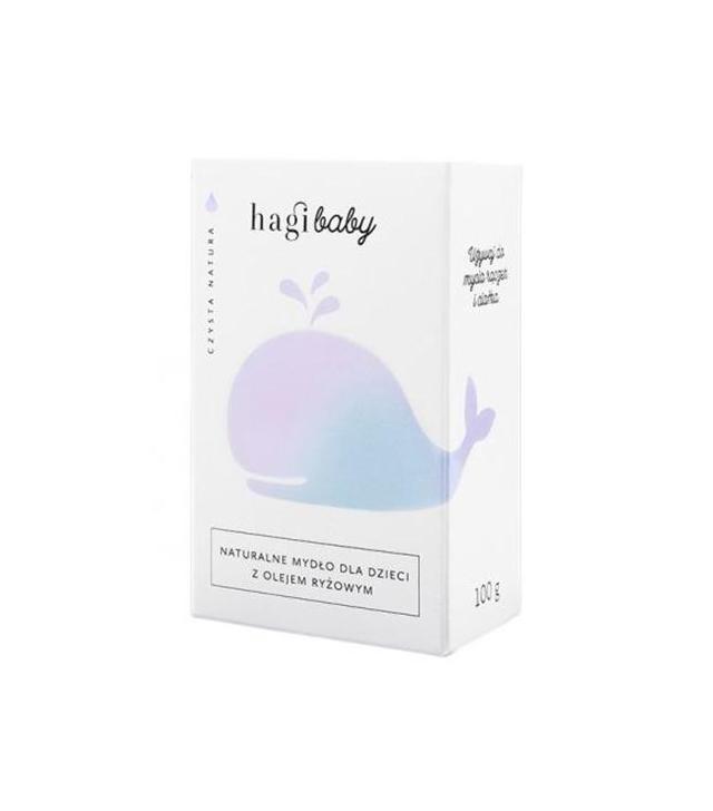 Hagi Baby Naturalne Mydło dla dzieci z olejem ryżowym, 100 g, cena, opinie, stosowanie