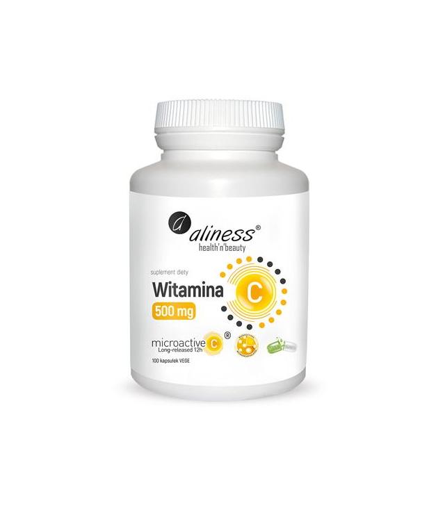 ALINESS Witamina C 500 mg - 100 kaps. - cena, opinie, właściwości