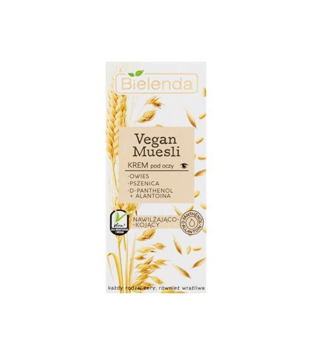 Bielenda Vegan muesli Krem pod oczy Nawilżająco - kojący - 15 ml - cena, opinie, właściwości