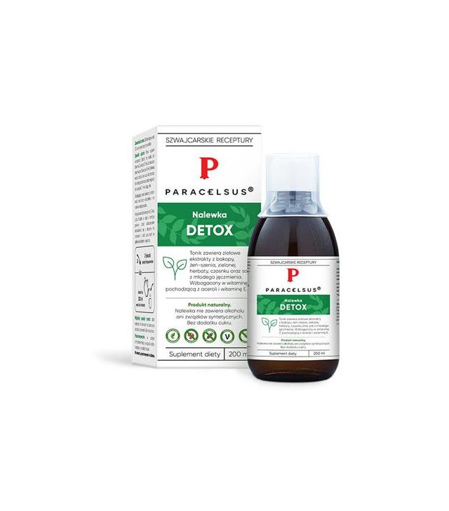 AURA HERBALS Paracelsus Detox - 200 ml Na wsparcie metabolizmu - cena, opinie, stosowanie