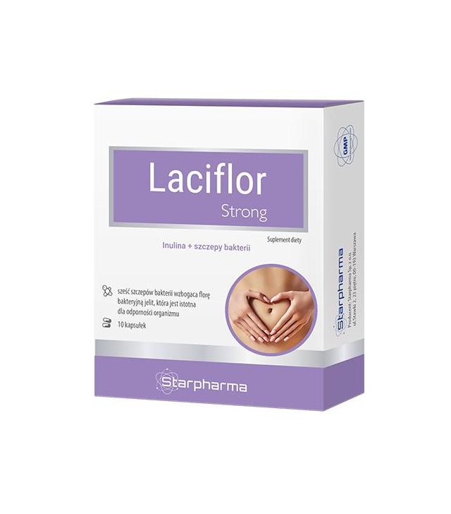 Starpharma Laciflor Strong - 10 kaps. - cena, opinie, stosowanie