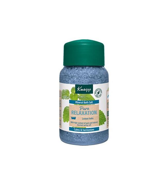Kneipp Kryształki do kąpieli z soli mineralnej Pure Relaxation - 500 g - cena, opinie, właściwości
