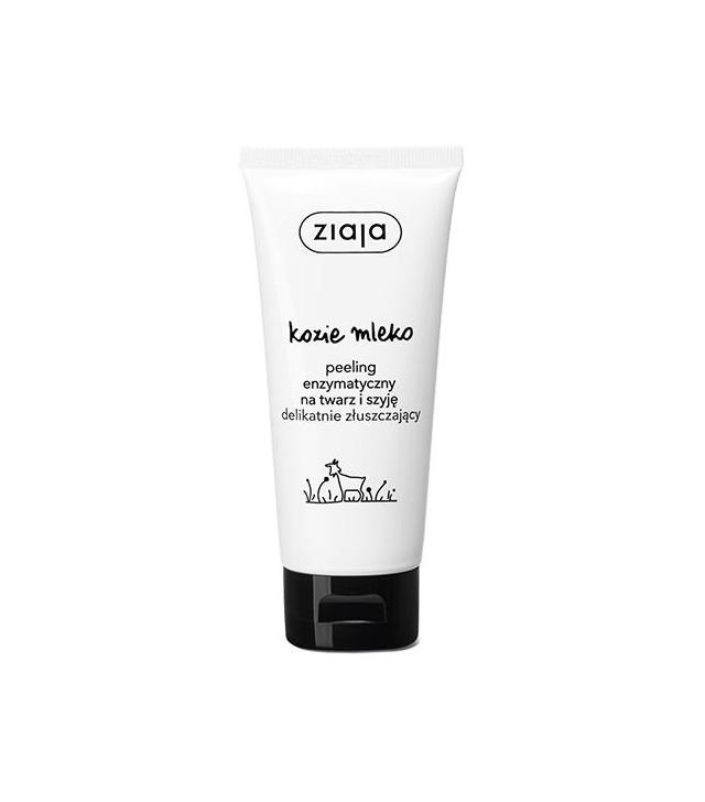 ZIAJA KOZIE MLEKO Peeling enzymatyczny na twarz i szyję, 75 ml