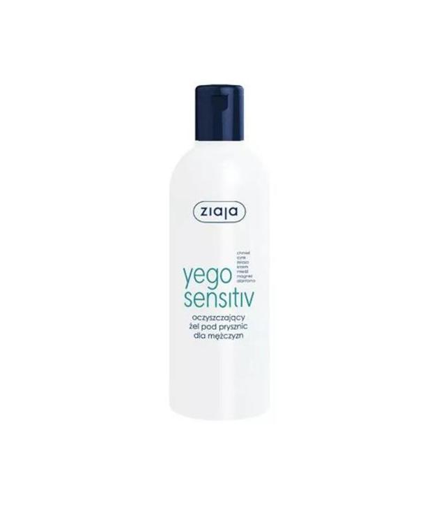 ZIAJA YEGO SENSITIV Żel oczyszczający pod prysznic dla mężczyzn - 300 ml