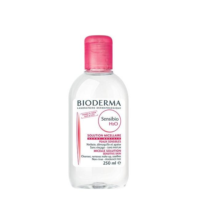 BIODERMA SENSIBIO H2O Płyn micelarny do oczyszczania twarzy i zmywania makijażu, 250 ml