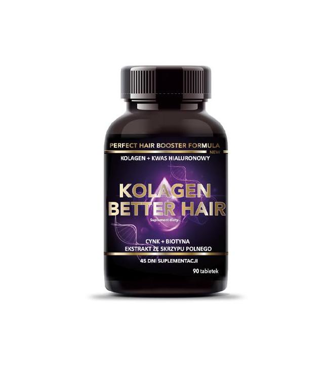 Intenson Kolagen Better Hair, 90 tabl., cena, wskazania, właściwości
