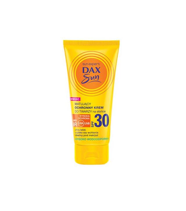 Dax Sun Matujący ochronny krem do twarzy SPF 30 - 50 ml - cena, opinie, właściwości