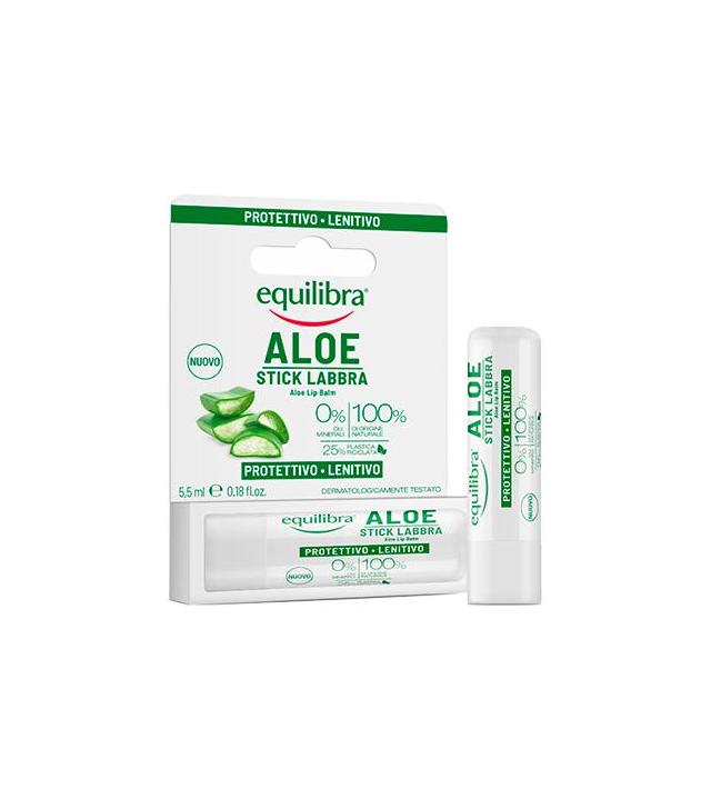 EQUILIBRA Aloesowy sztyft do ust, 5,5 ml, cena, właściwości, skład