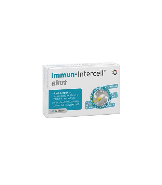 Immun - Intercell akut - 20 kaps. - cena, opinie, dawkowanie - ważny do 2023-10-31