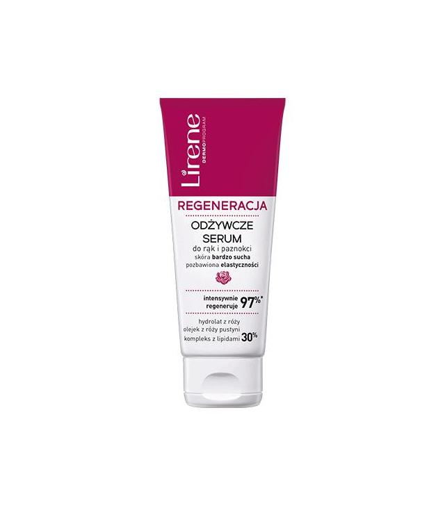Lirene Regeneracja Odżywcze serum do rąk i paznokci, 75 ml, cena, opinie, właściwości