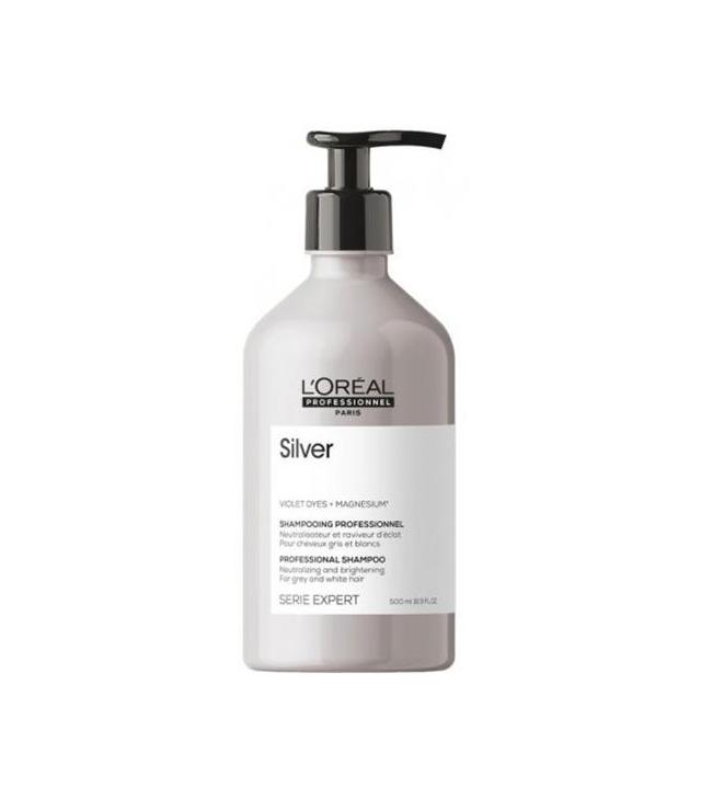 L'Oreal  Serie Expert Magnesium Silver Szampon do włosów mocno rozjaśnionych i siwych - 500 ml - cena, opinie, stosowanie