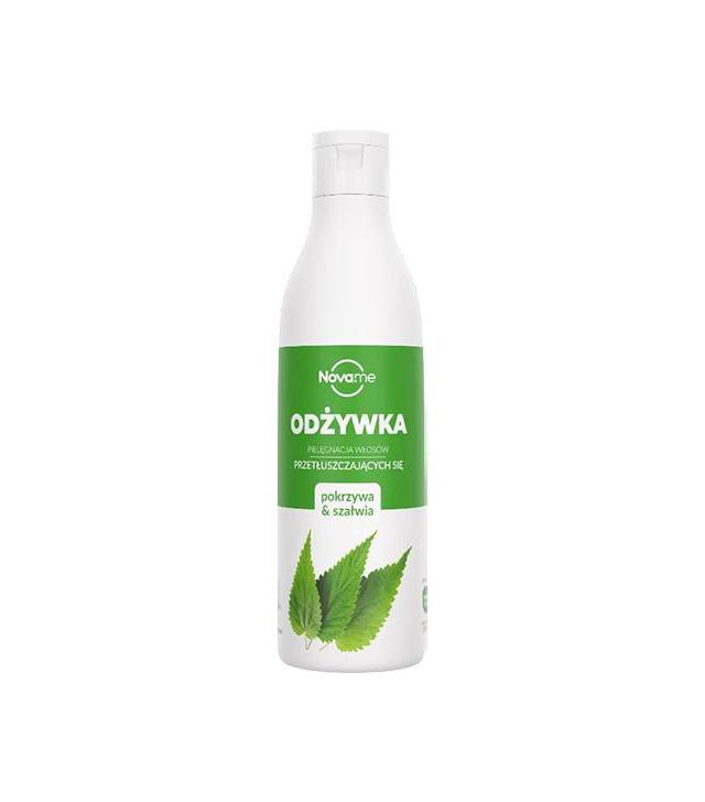 Novame Odżywka do włosów przetłuszczających się Pokrzywa & Szałwia, 300 ml