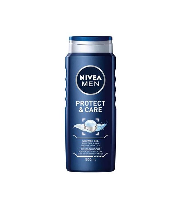 Nivea Men Protect & Care Żel pod prysznic do ciała, twarzy i włosów - 500 ml - cena, opinie, właściwości