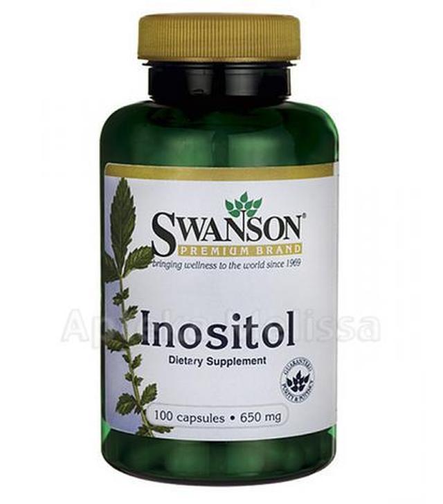 SWANSON Inozytol 650 mg - 100 kaps.
