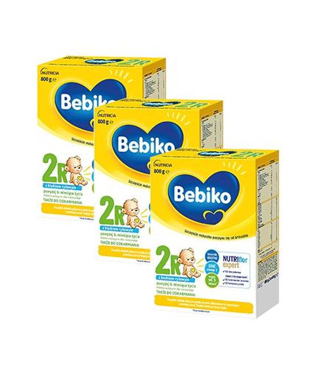 Bebiko 2R Nutriflor Expert Mleko następne z kleikiem ryżowym dla niemowląt powyżej 6. miesiąca życia, 3 x 600 g