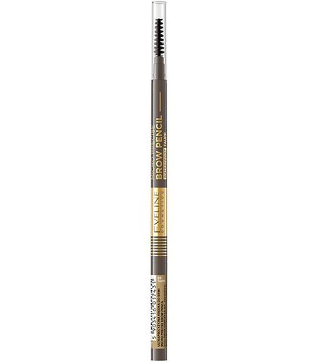 Eveline Micro Precise Brow Pencil Ultraprecyzyjna kredka do brwi Taupe 01 - 1 szt. - cena, opinie, właściwości