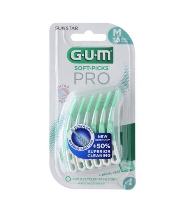 Sunstar GUM Soft-Picks PRO Szczoteczki międzyzębowe M, 30 sztuk