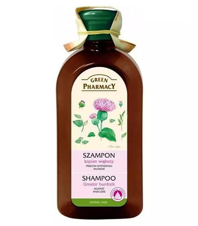 GREEN PHARMACY Szampon przeciw wypadaniu włosów łopian większy - 350 ml