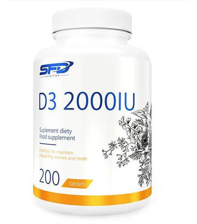SFD D3 2000 IU - 200 tabl. - cena, opinie, właściwości