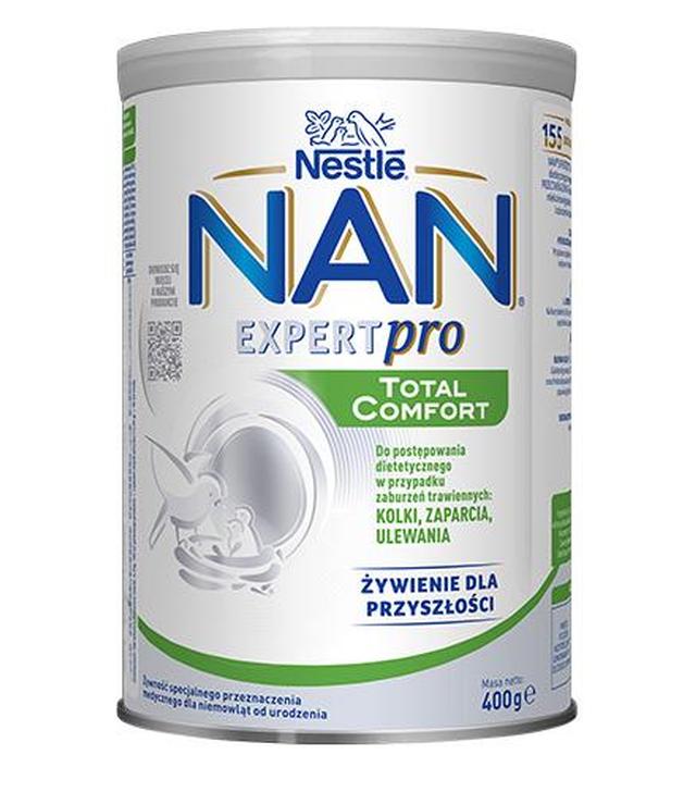 Nestle Nan ExpertPro Total Comfort, kolki, zaparcia, ulewania dla niemowląt od urodzenia, 400 g