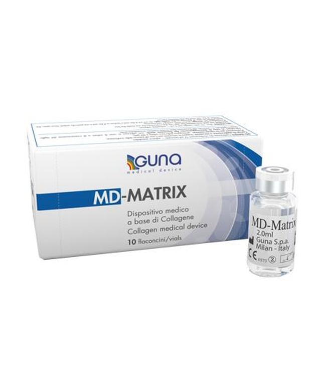 Md-Matrix Wyrób medyczny na bazie kolagenu - 10 fiolek x 2 ml - cena, opinie, właściwości
